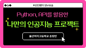 토이샘 크리에이터 - python, API를 이용한 나만의 인공지능 프로젝트